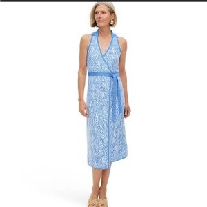 NWT DVF x Target Blue Wrap Dress